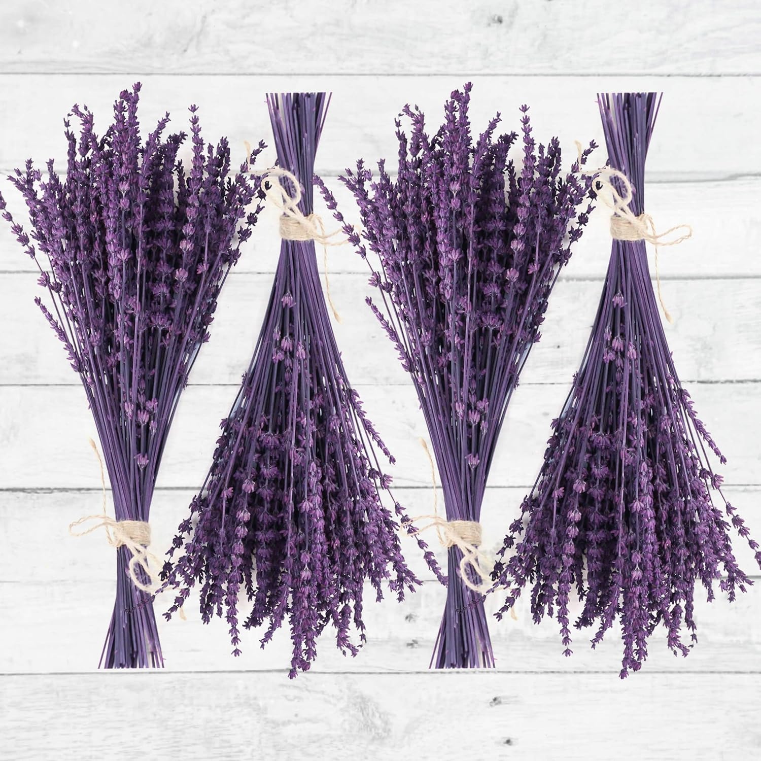Dried Purple Lavender Flowers Bundle-Dried Preserved Lavender Bouquet 15-17" for Shower Weeding Home Vase Decor, Crafts, Aromatherapy, Fragrance, Fresh Silk Dry Live Plants, 50g(1.76oz)
